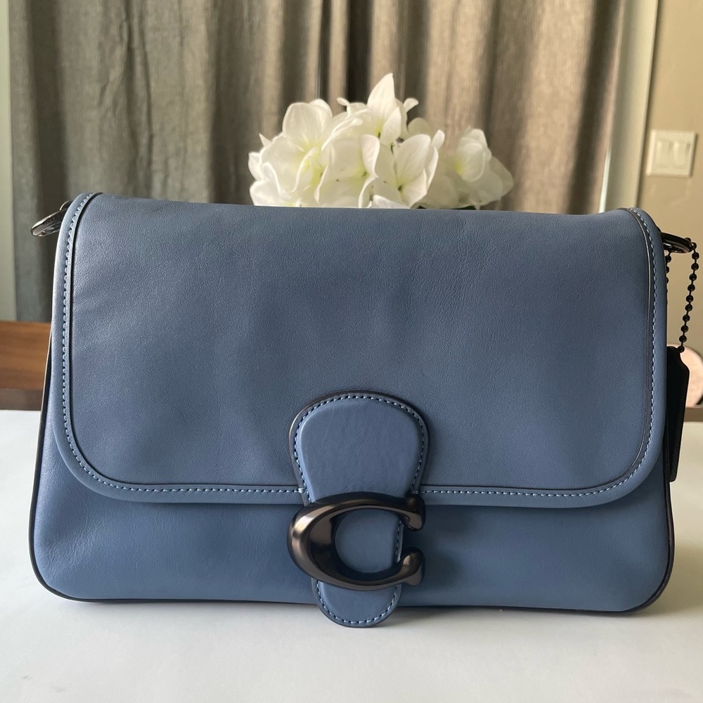 Coach Chambray Blue Soft Tabby